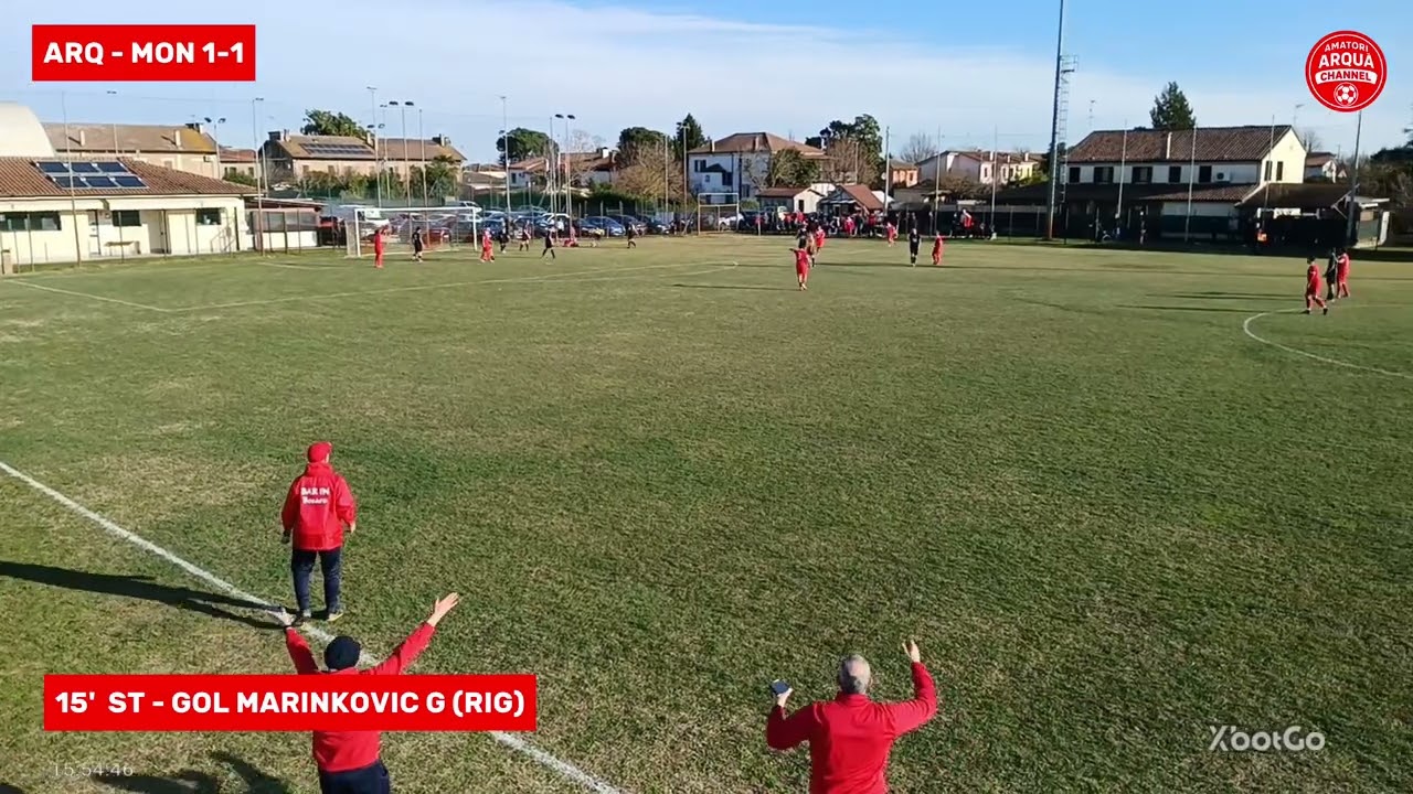Amatori Calcio Arqu&agrave; - Montesanto 4-2: gol e highlights. Quinta giornata di ritorno Superlega.