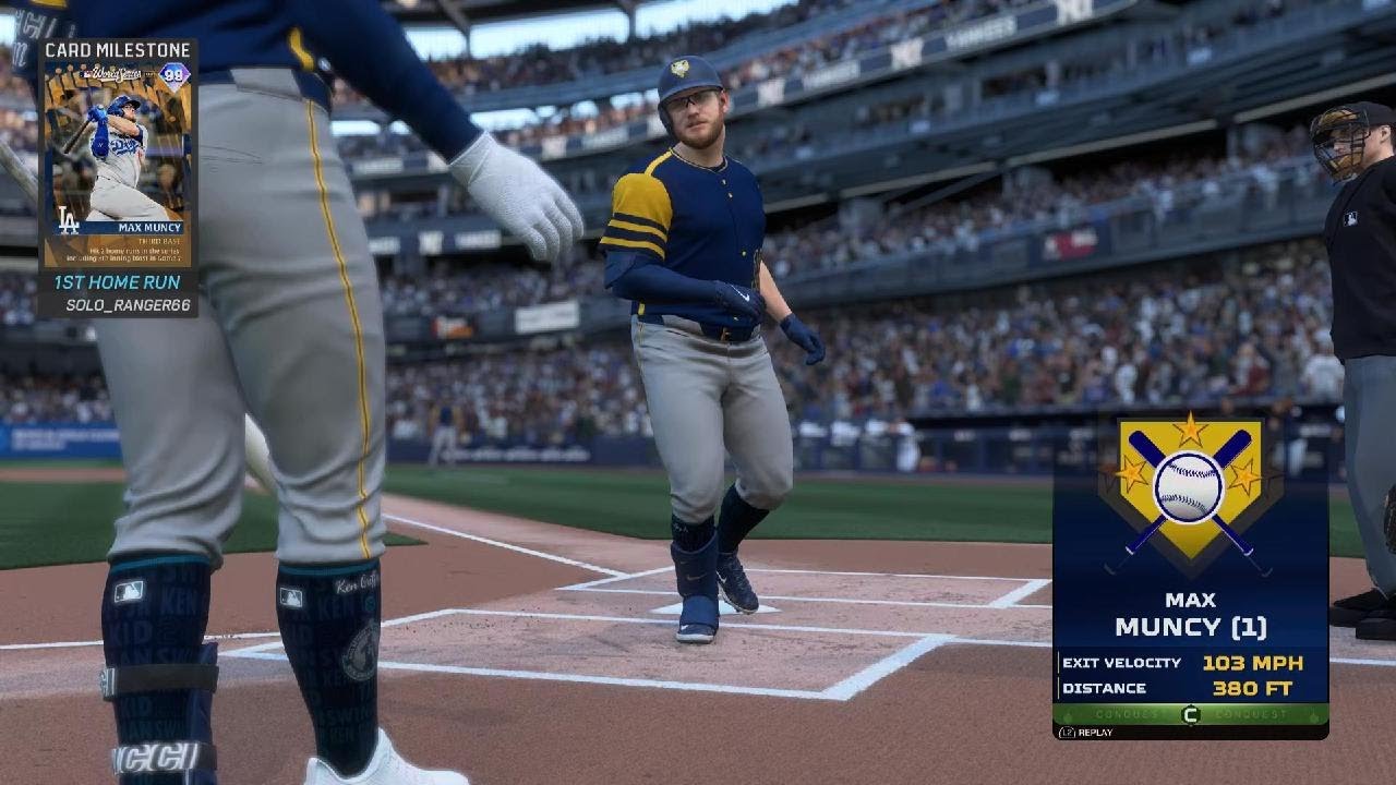 MLB The Show 25_Max Muncy Homer 1st At Bat!