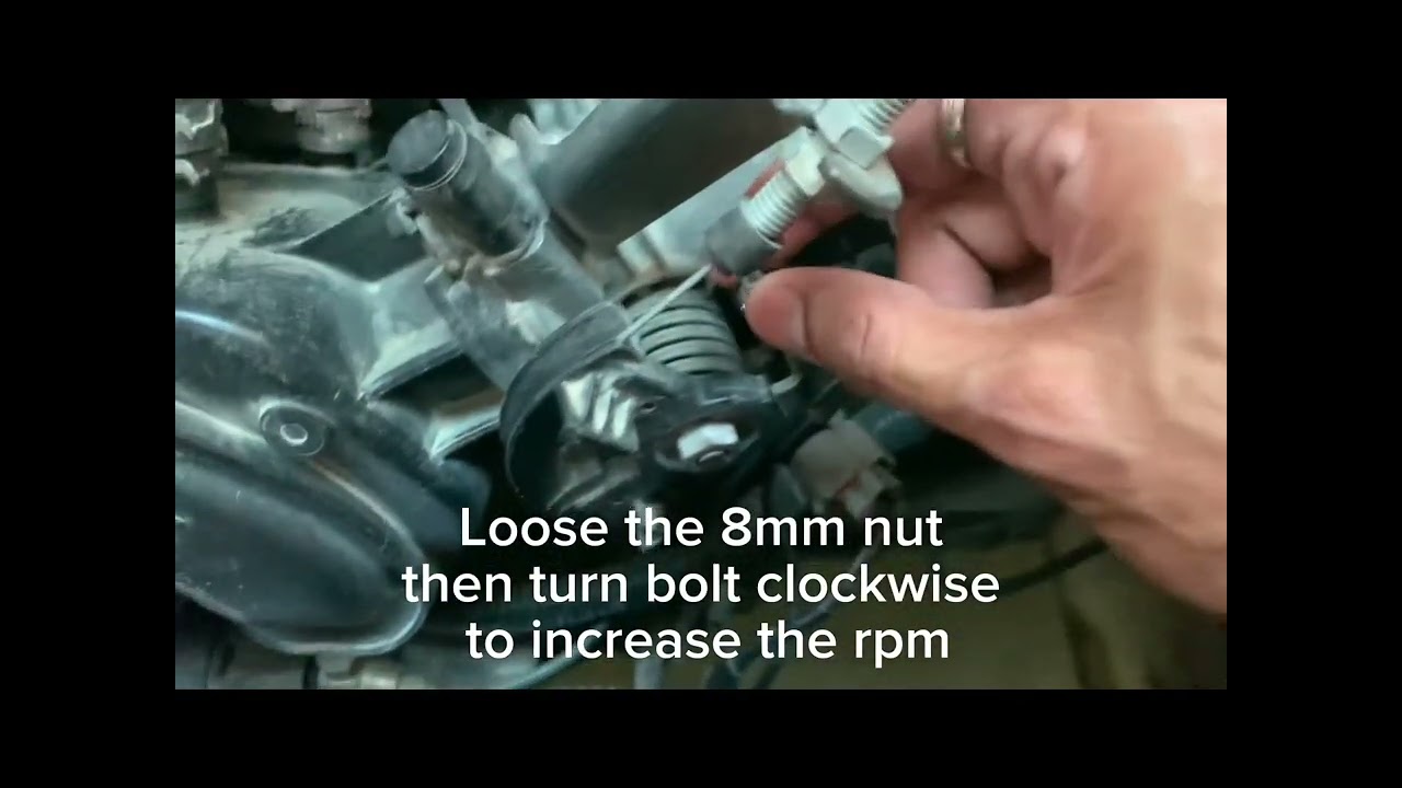 How to adjust engine rpm from throttle body of Toyota Corolla 2002 to 2008 model xli,gli