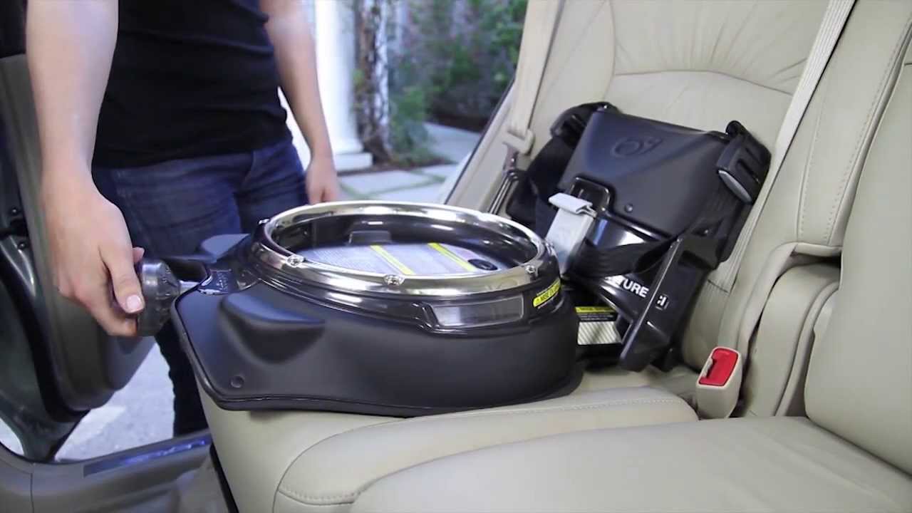 Orbit How: Installing the Infant Car Seat G2/G3 on the Car Seat Base with LATCH System
