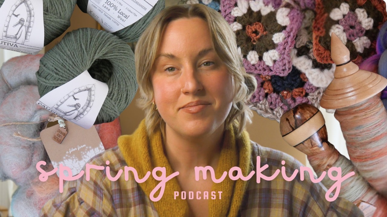 What I'm knitting, sewing, spinning, weaving, and crocheting, this spring 🌸