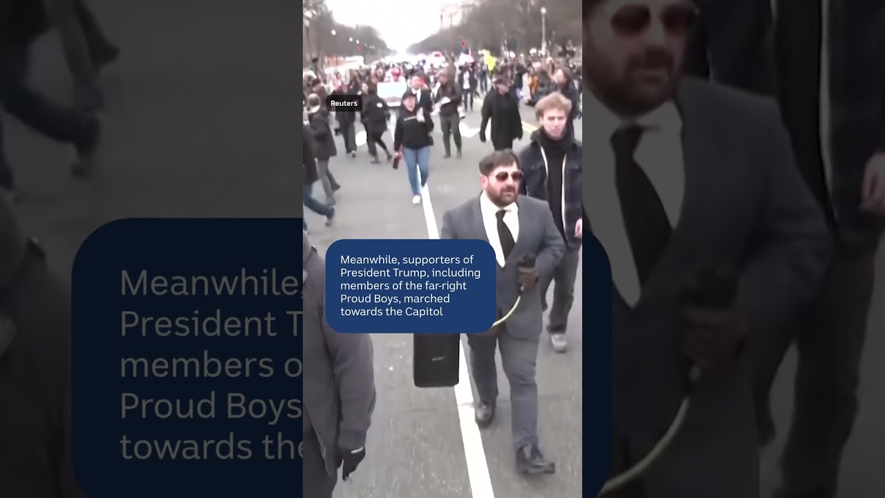 Proud Boys march to US Capitol on fifth anniversary of January 6 attacks | ABC NEWS
