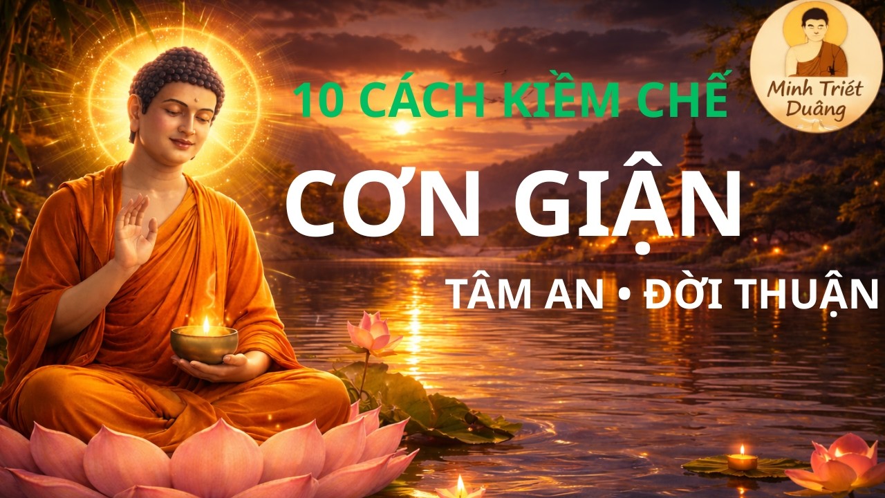 Phật Dạy 10 Cách Dập Tắt Sân Hận | Đừng Để Cơn Giận Thiêu Rụi Phước Báu