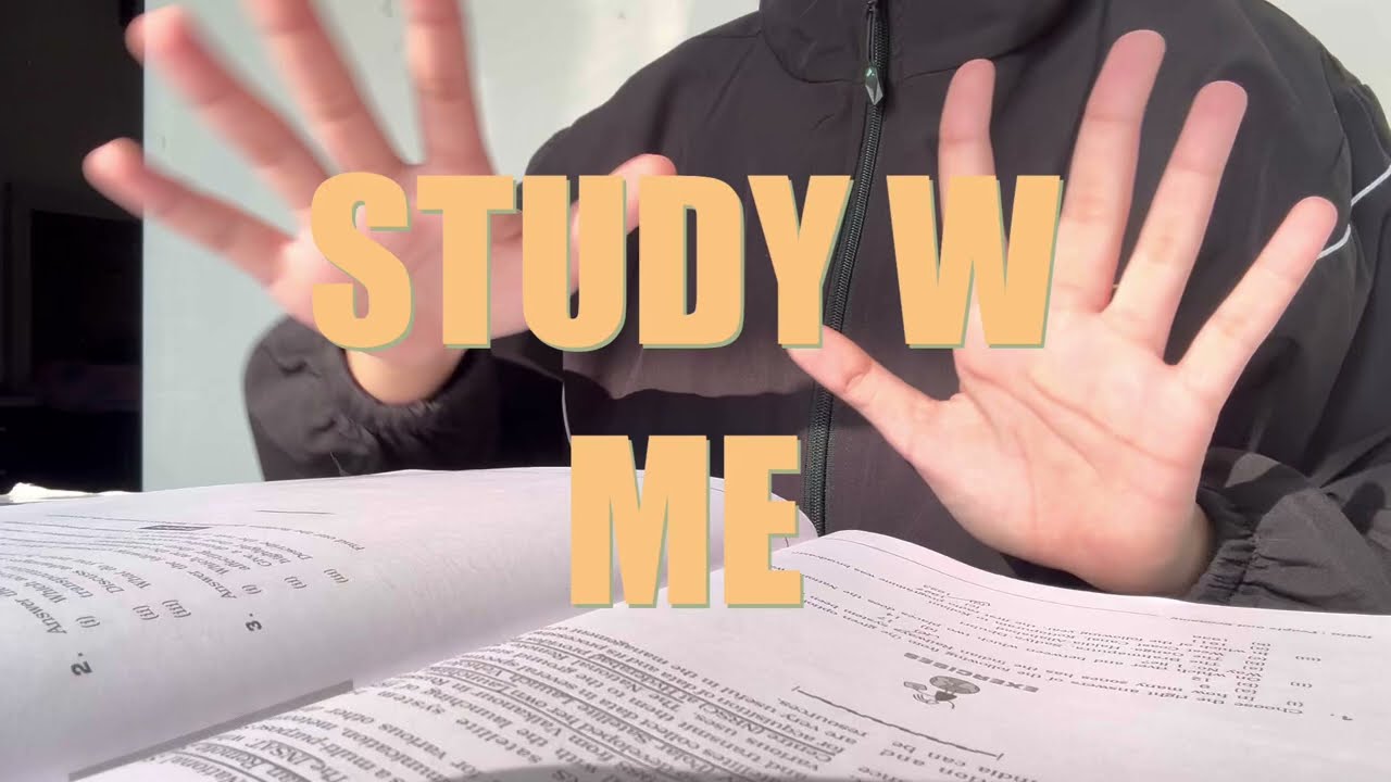 Study w me 📕✨🌹 | Late morning | Piano music | 2hours -50:10 