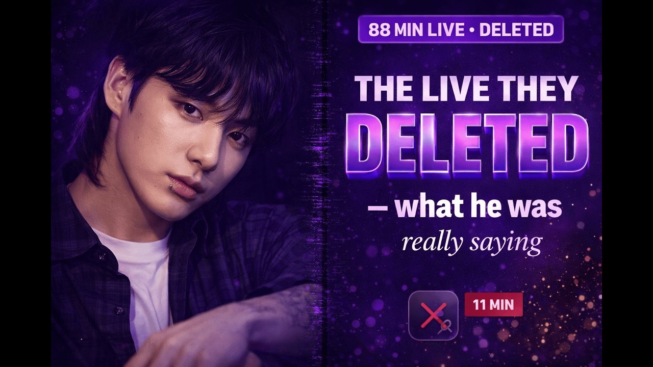 The Live Jungkook Deleted &mdash; And What He Was Really Saying 💜