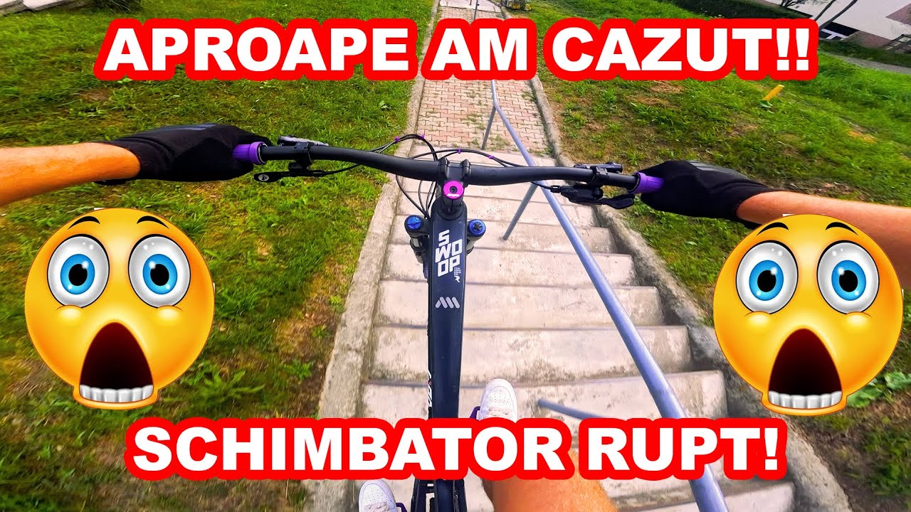 Urban Freeride pe Ploaie 🌧️ | Era să cad rău + Schimbător rupt 😱