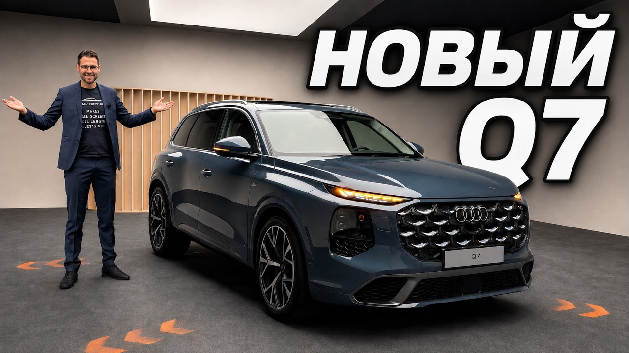 Новый Audi Q7 &mdash; 7 мест против BMW X5 и GLE?