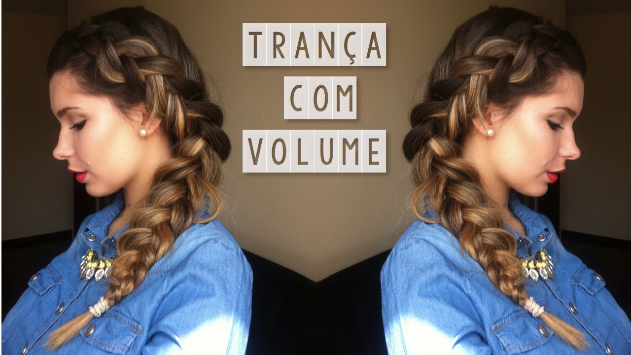 Trança com volume - Truque poderoso !!!