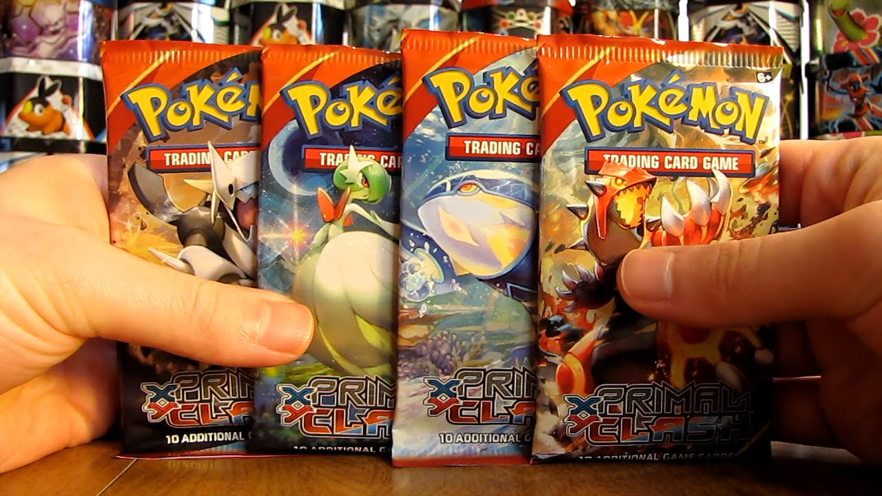 4 Primal Clash Pokemon Booster Pack Opening (Great Pull!)