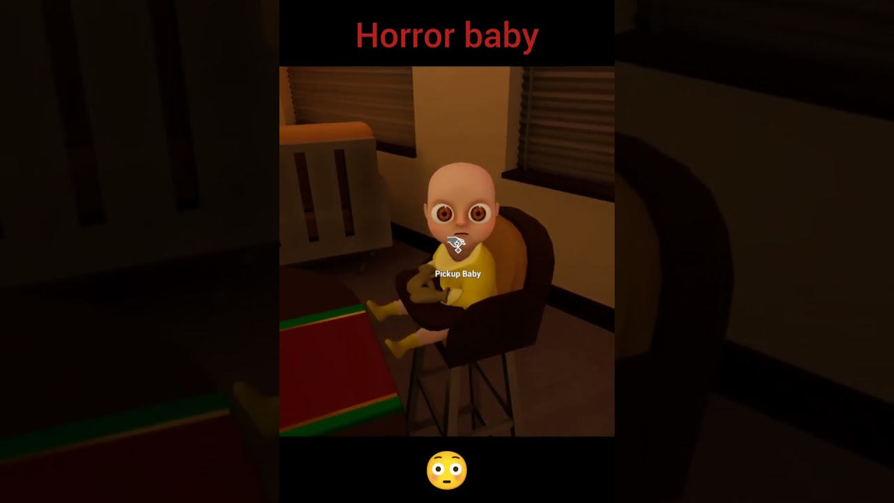 The haunted baby #shorts #thebabyinyellow #hauntedgame