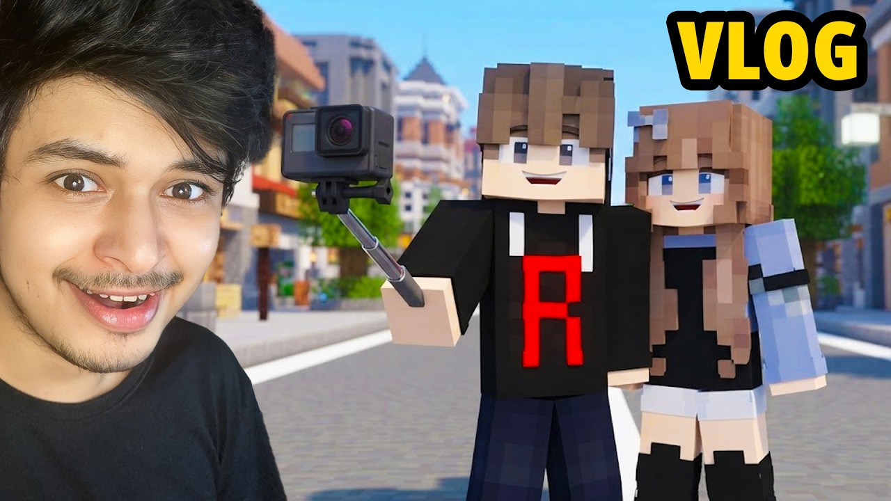RIS Nagar এ VLOG বানালাম | Minecraft Team RIS