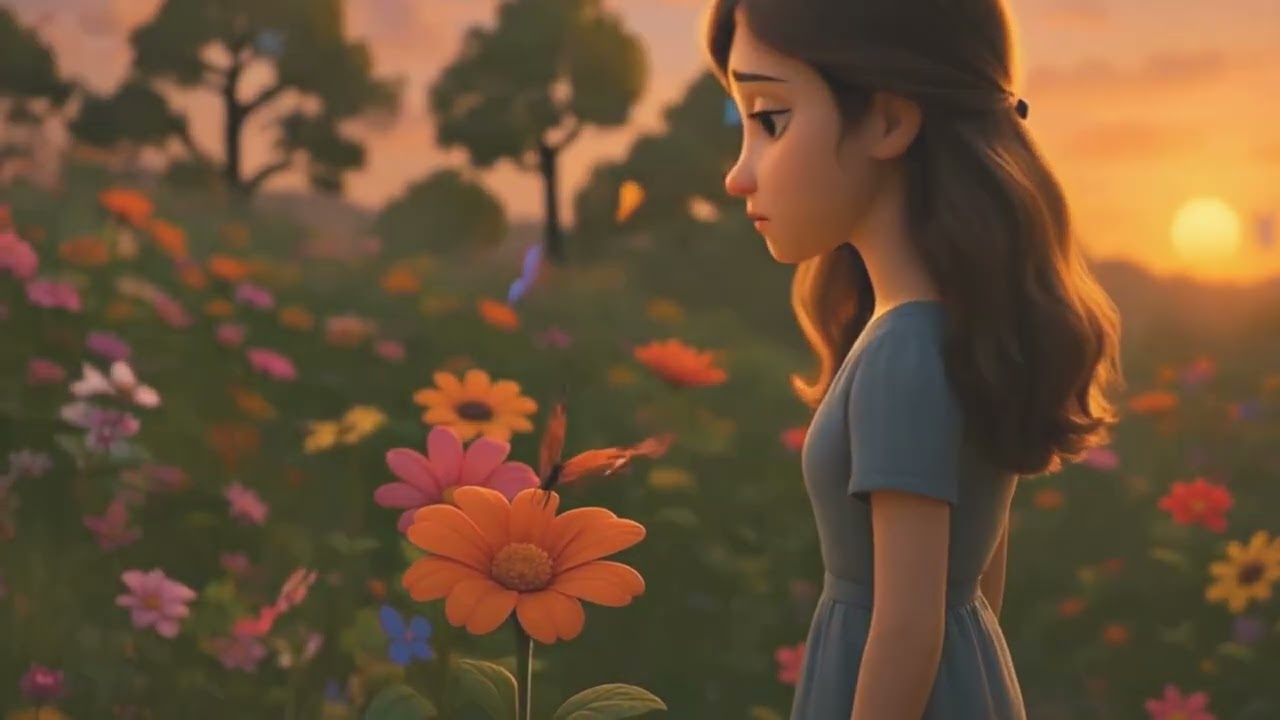 Flores e borboletas