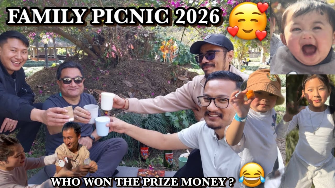 FULL FAMILY PICNIC 2026 @SARAMSA GARDEN  !! ❤️❤️ @lamasvlog3706 