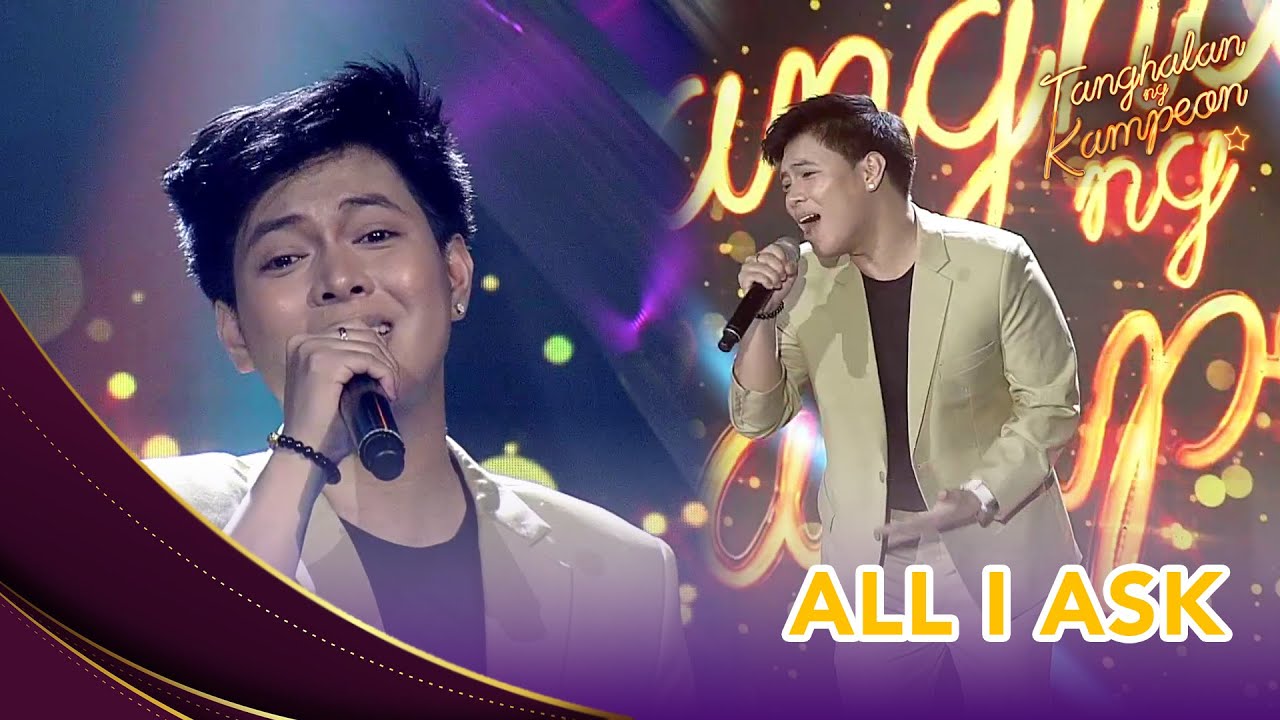 RDee Asadon performs his winning piece! | Tanghalan ng Kampeon