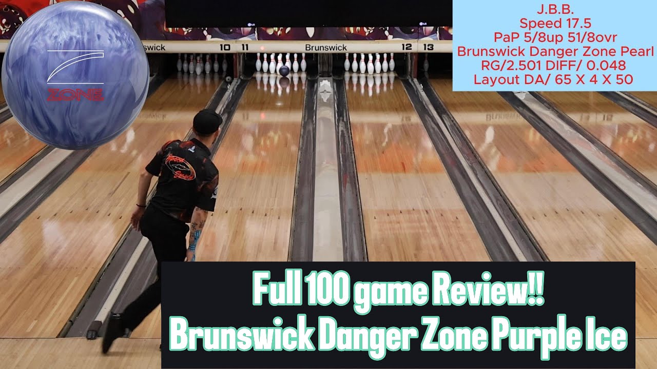 Danger Zone Purple Ice от Brunswick // Полный обзор // Изменится ли наше мнение после 100 игр? //...