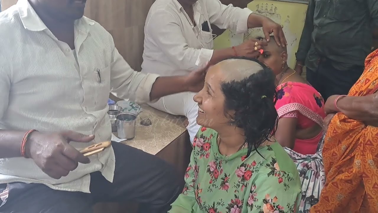 మీరు అందరూ ఎప్పటినుంచో అడుగుతున్న నా gundu video | Head shave| Girl full head shave | Gundu video