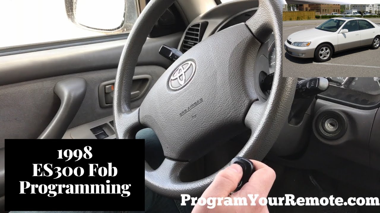 How To Program A Lexus ES300 Remote Key Fob 1998