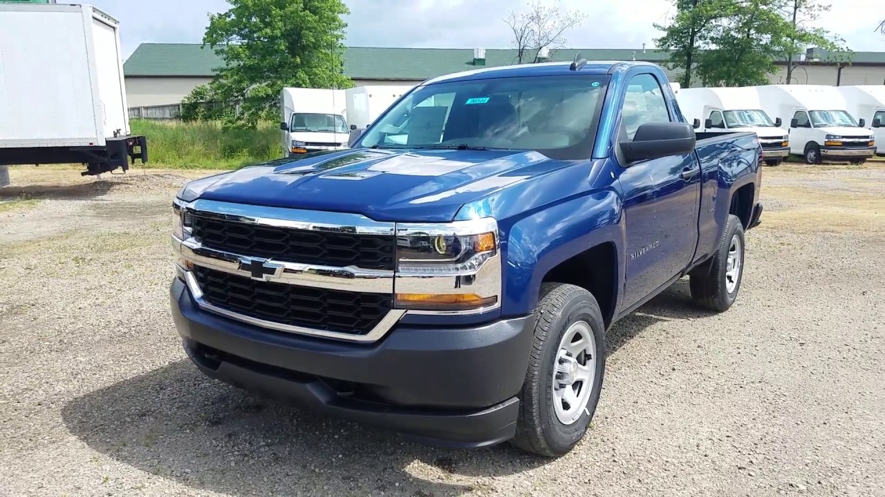 2017 Chevy Silverado 1500 WORK TRUCK - Regular Cab - Deep Ocean Blue Metallic - Full Review