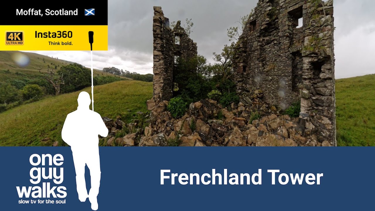 Frenchland Tower - 4K Slow TV - Moffat, Scotland 🏴󠁧󠁢󠁳󠁣󠁴󠁿 | ‪@oneguywalks‬