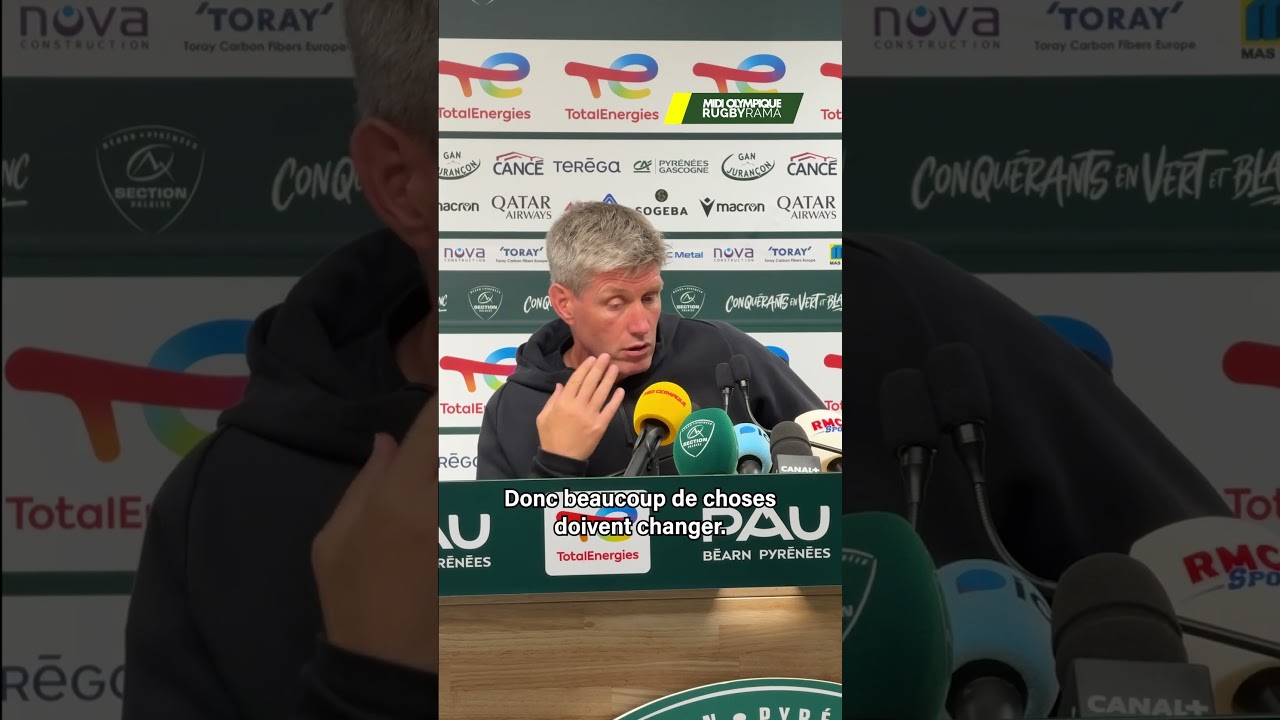 Stade rochelais - Ronan O'Gara apr&egrave;s la d&eacute;faite &agrave; Pau : 