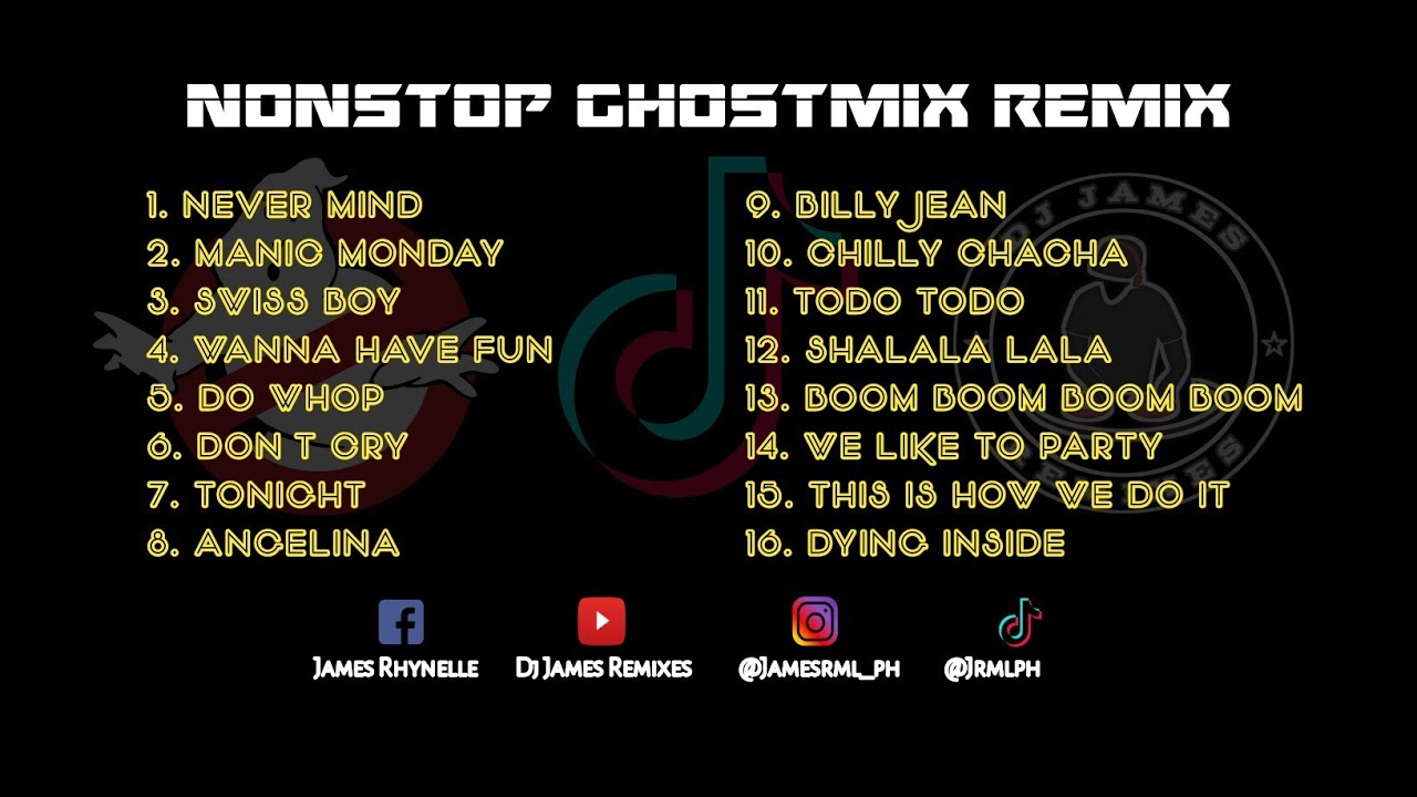 RETRO FLASHBACK | NONSTOP GHOSTMIX REMIX [ Dj James Remixes ]