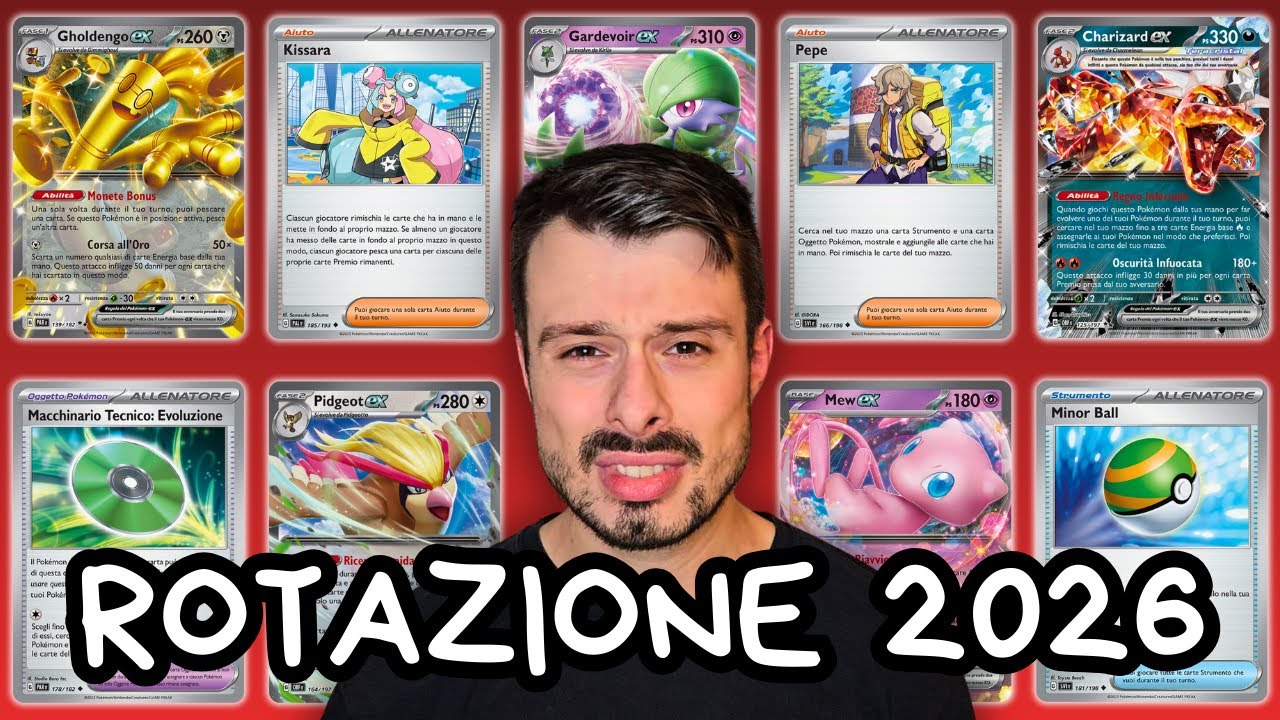 ROTAZIONE 2026: 50 carte che usciranno dal formato Standard del GCC Pokemon | Il Covo di Weavile