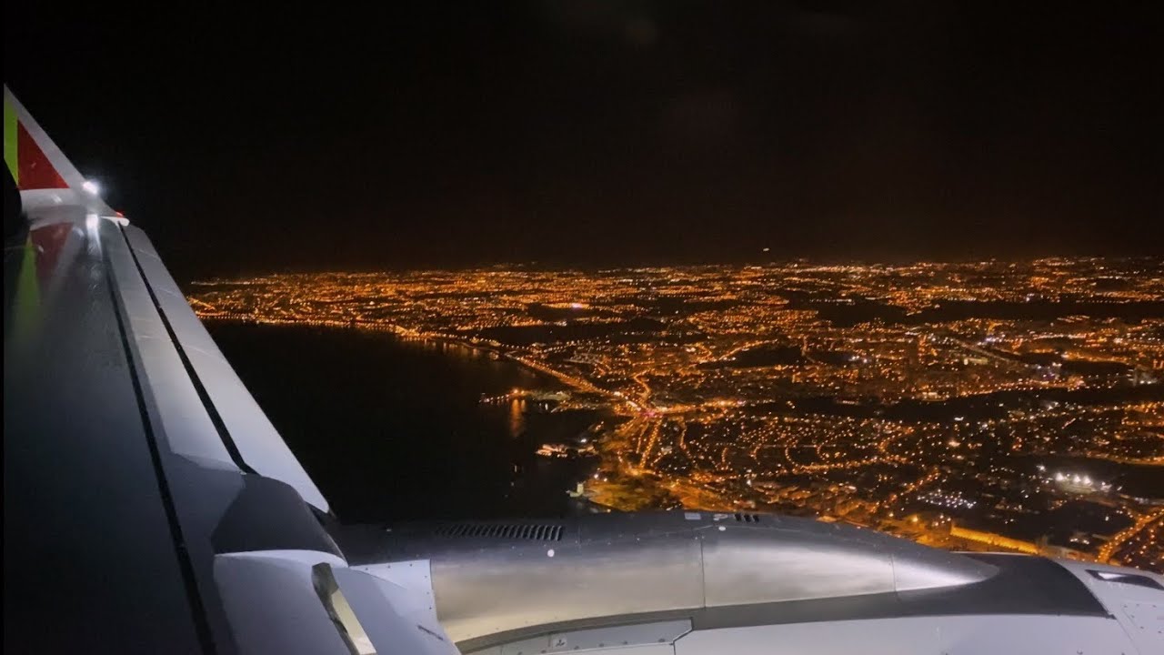 EUROPE’S MOST BEAUTIFUL LANDING VIEWS? TAP A321neo landing in Lisbon!
