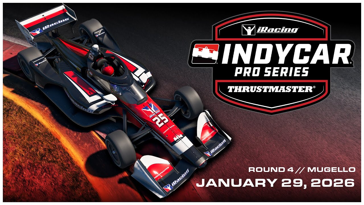 🔴 LIVE: 2026 INDYCAR Thrustmaster iRacing Pro Series | Round 4 at Mugello