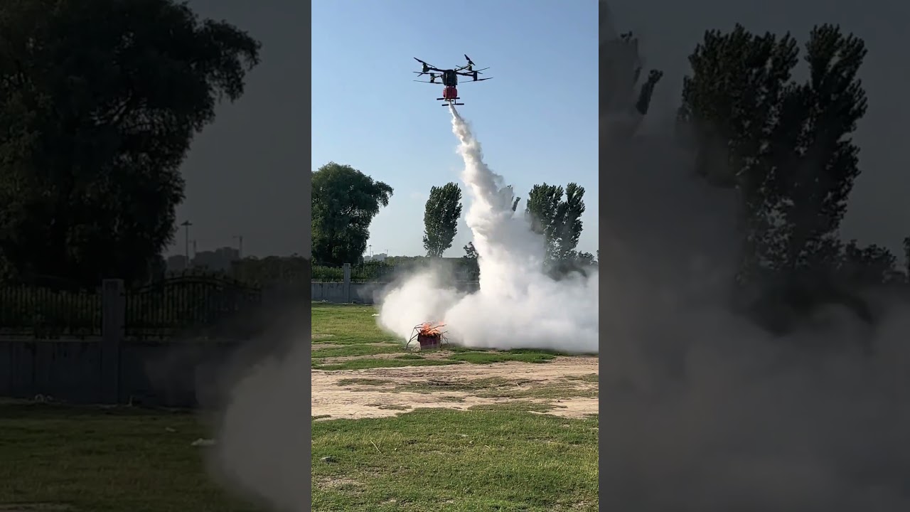 Firefighting drone for forest fire fighting#drone #firefightingdrone #losangelesfire