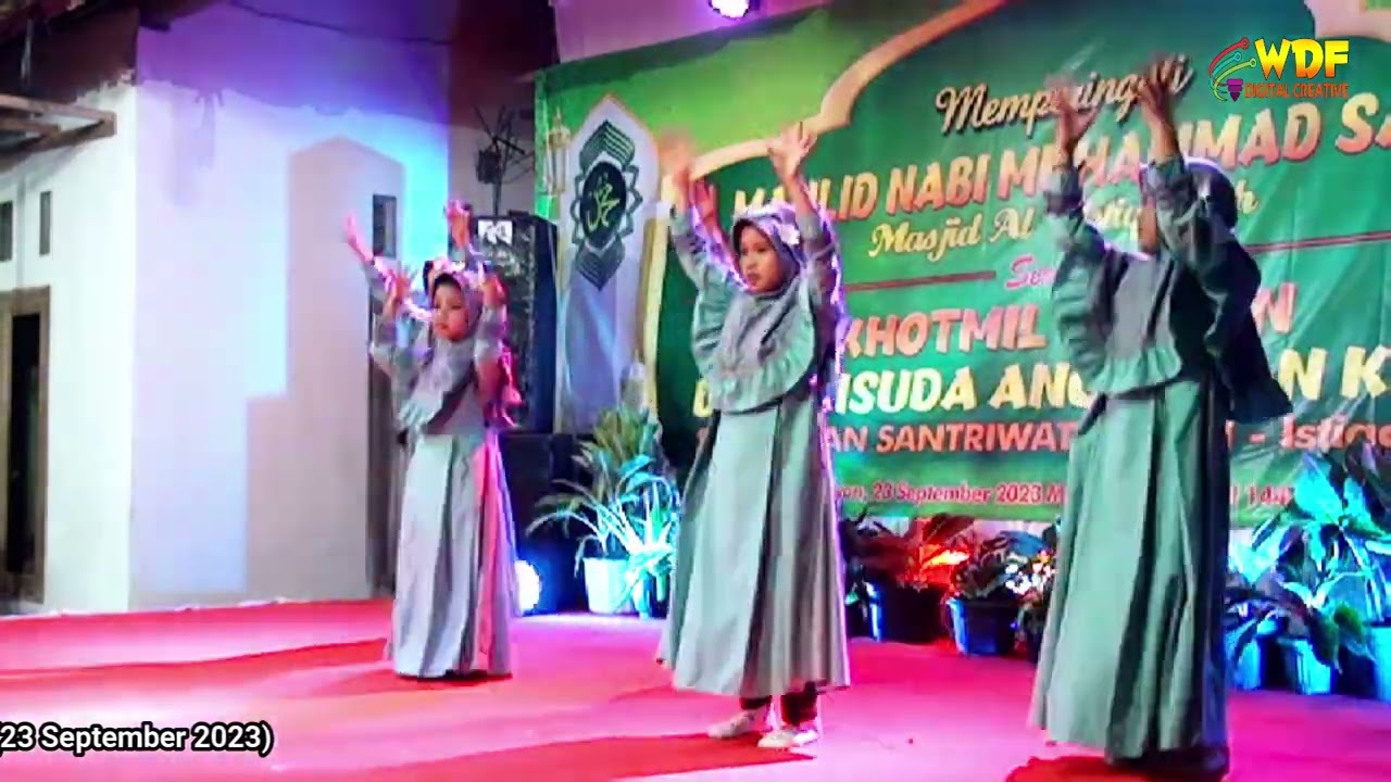PENSI PART 3 TARIAN LAGU TIADA TUHAN SELAIN ALLOH || SANTRIWAN SANTRIWATI TPQ AL-ISTIQOMAH KAMULYAN