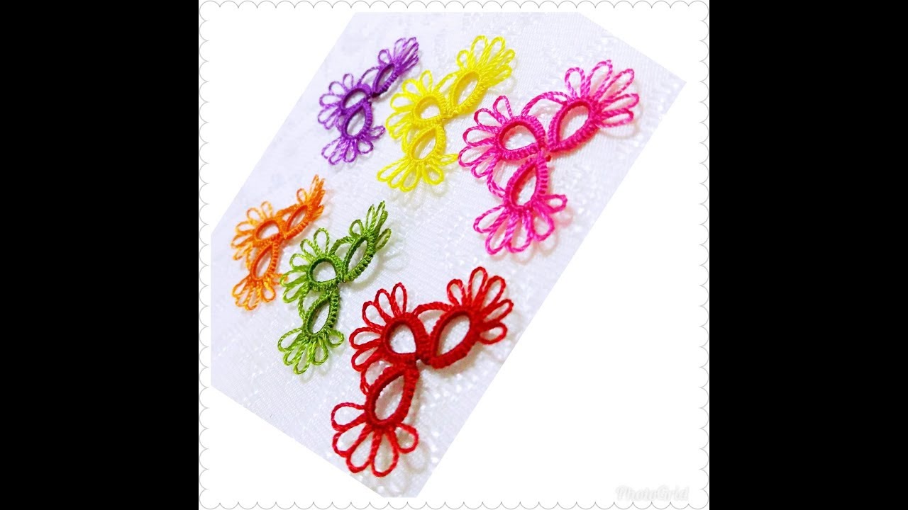 MEKİK MODELLERİ  |  ÜÇLÜ BAYRAM ŞEKERİ | KOLAY MEKİK OYALARI