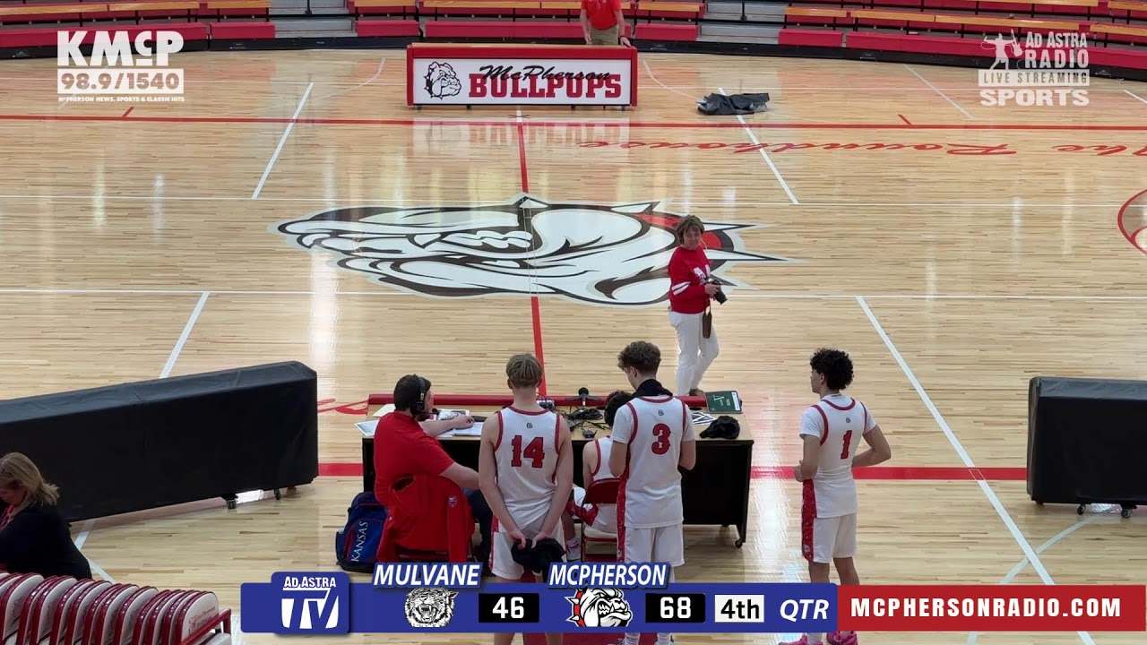 McPherson vs. Mulvane Basketball 98.9/1540 KMCP 2-24-26