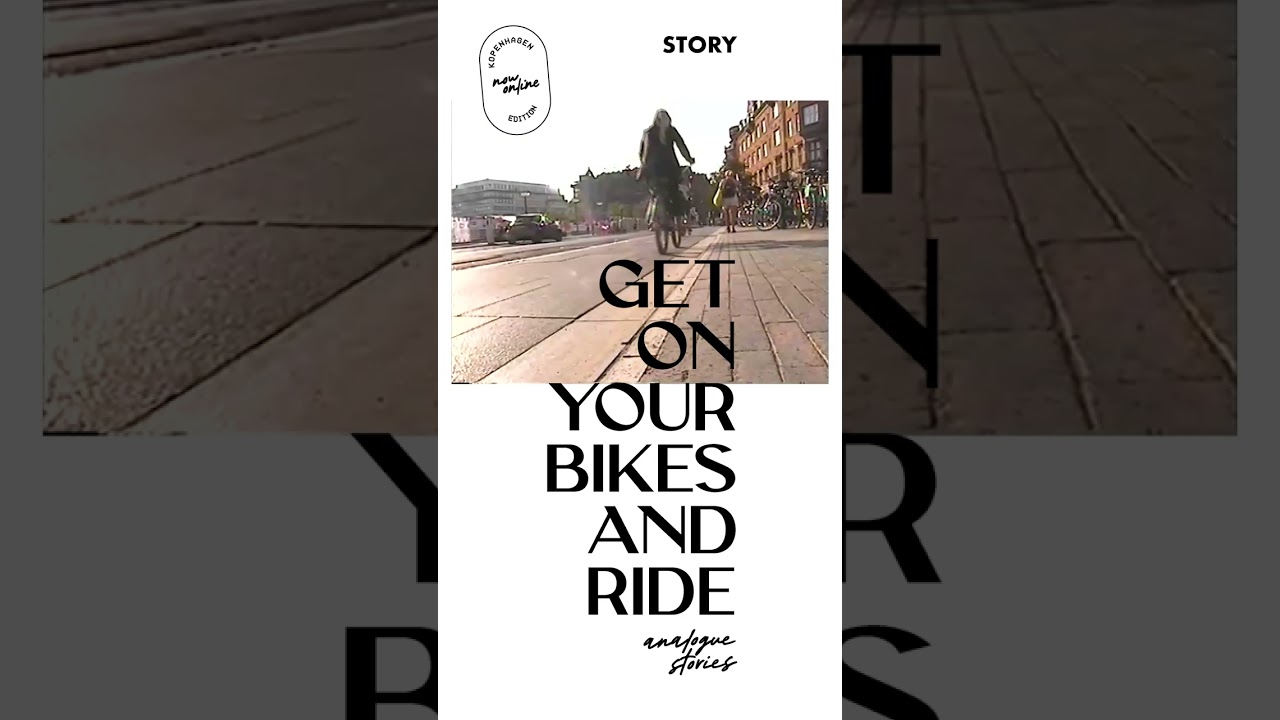 Analogue stories. Get on your bikes and ride. Now online. #shorts #kopenhagen #analog #hi8