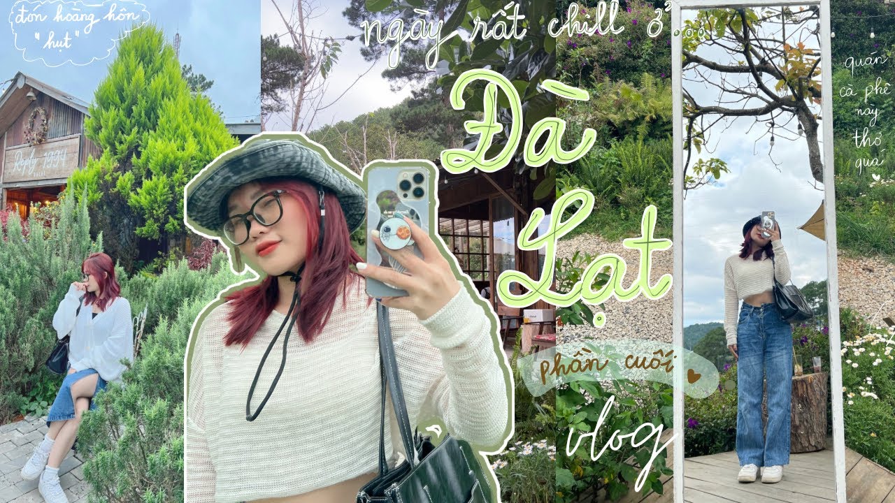 (vlog🍵) đà Lạt ep.3: đổ đèo tìm 2 tiệm cà phê chill, tiệm bánh ngon nhất ở đây🥪 mùa quả hồng chín
