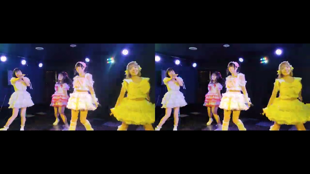 3月7日にYUZURIHAが出演したライブの3D映像です。（SBS方式）
