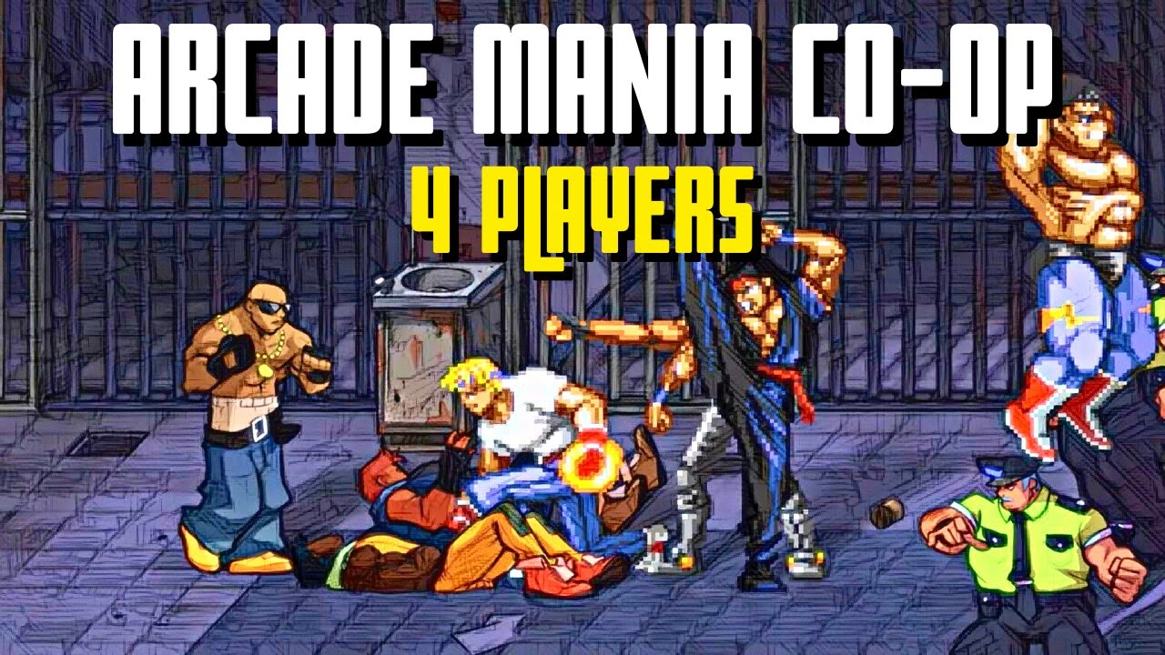 Streets of Rage 4 Mania Arcade CO-OP Max 2 Axel 2 Adam 1 Shiva 2