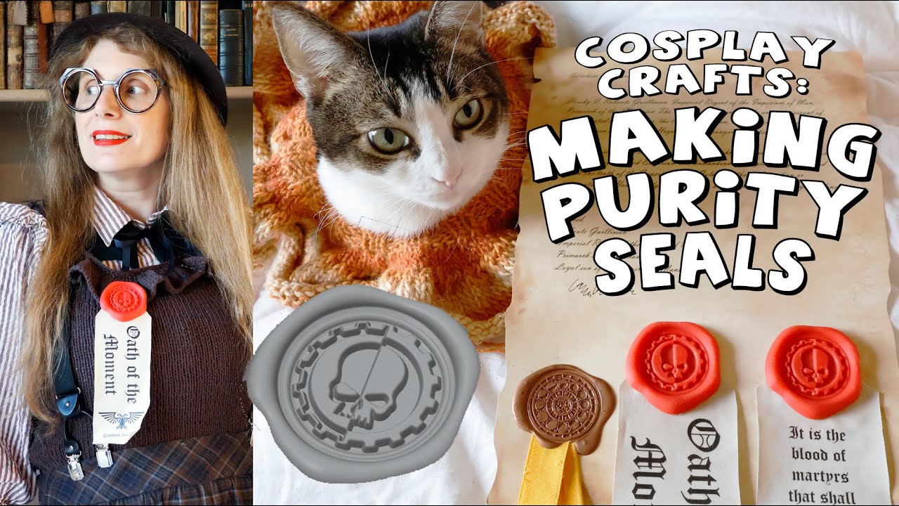 Making Purity Seals for Warhammer 40K cosplay