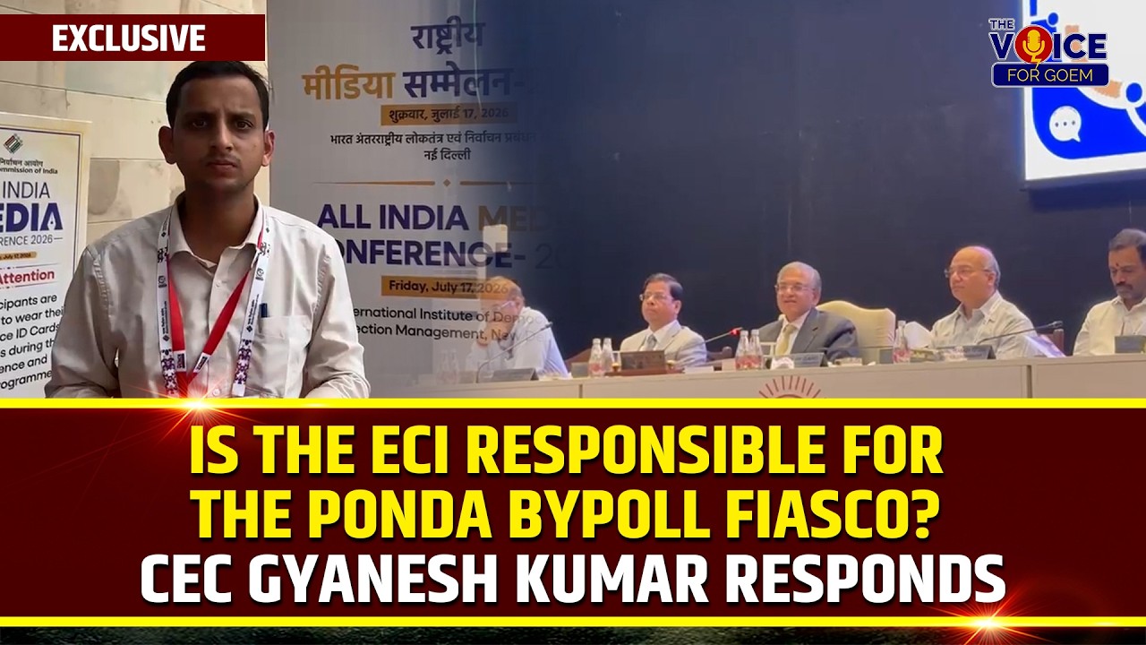 EXCLUSIVE | Is the ECI Responsible for the Ponda Bypoll Fiasco? CEC Gyanesh Kumar Responds