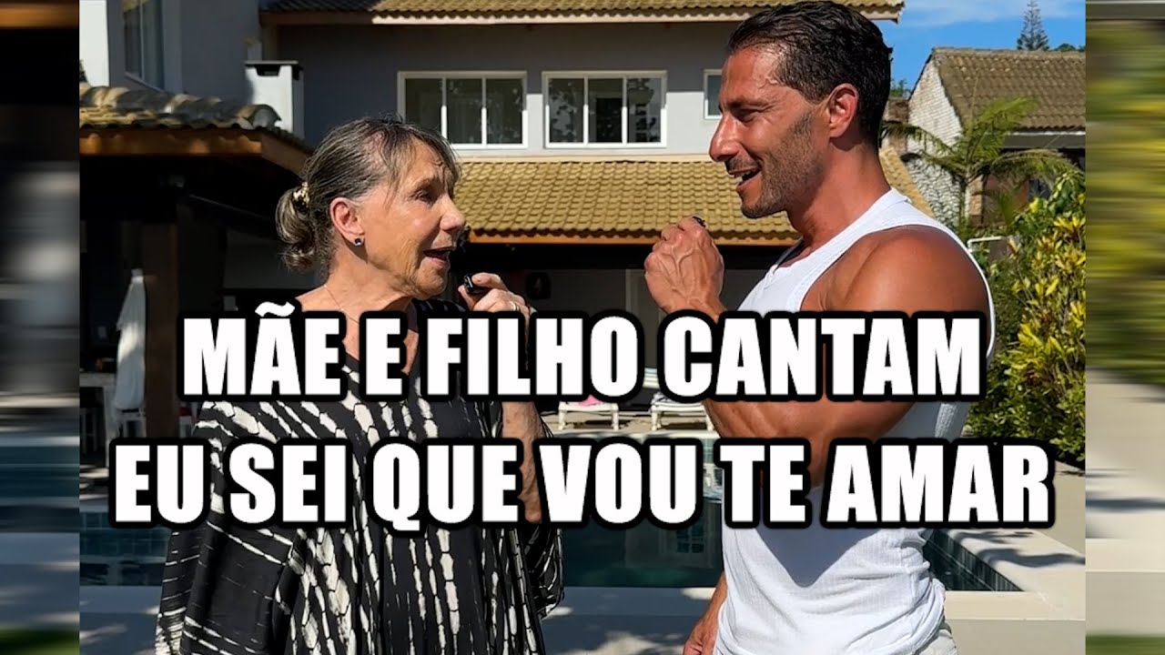 Eu Sei Que Vou Te Amar – Dueto emocionante entre mãe e filho antes da despedida ❤️❤️❤️