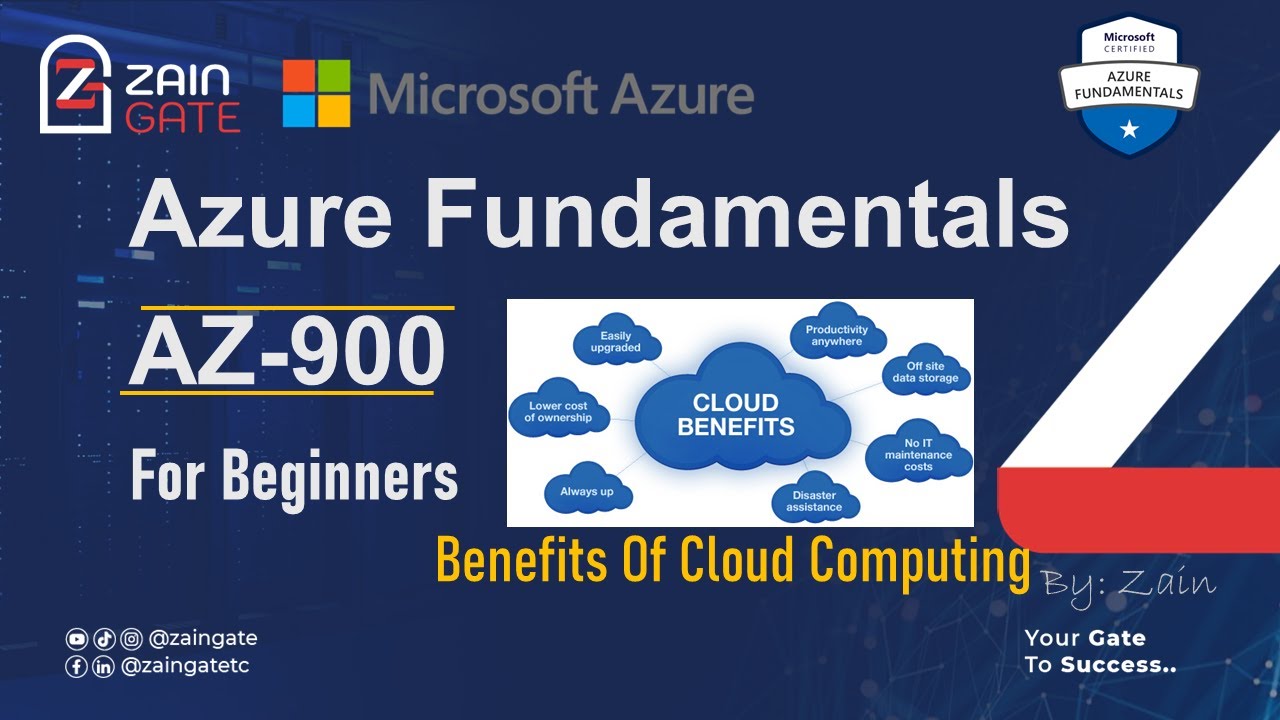 06- AZ-900 Azure Fundamentals (Benefits Of Cloud Computing) By Eng Zain | Arabic شرح بالعربي