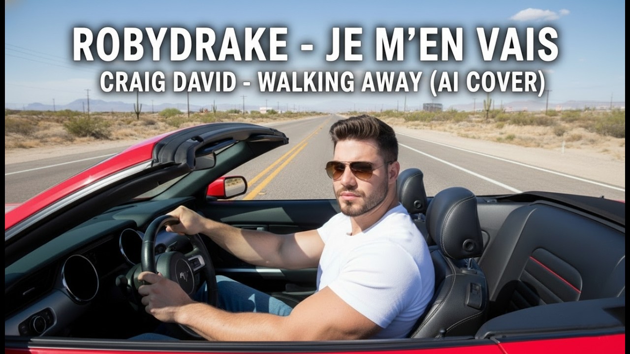 ROBYDRAKE - JE M'EN VAIS (CRAIG DAVID - WALKING AWAY AI COVER)