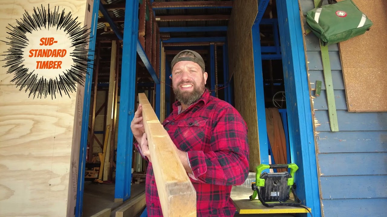 timber framing 101 -  Timber on todays Aussie work site.