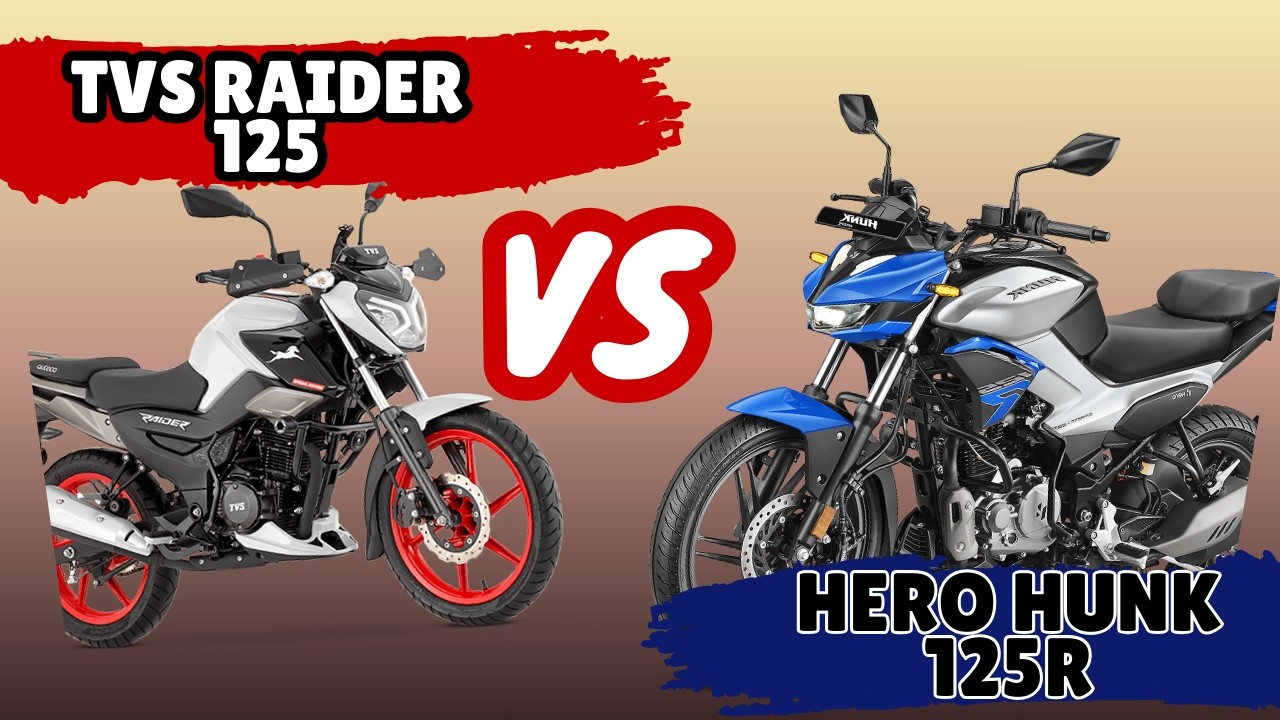 Hero Hunk 125R vs TVS Raider: ¿Cuál compraría hoy? Opinión sincera