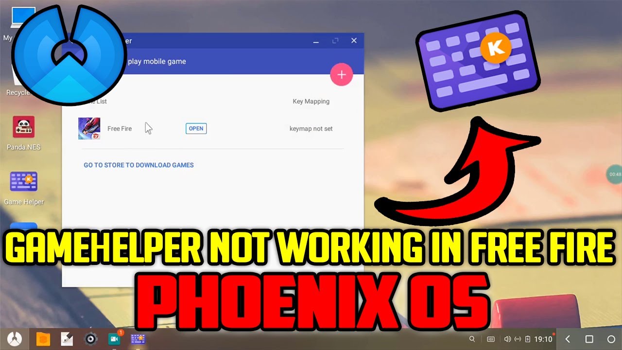 Phoenix OS GameHelper Not Working In Free Fire | Problem Fixed!!!