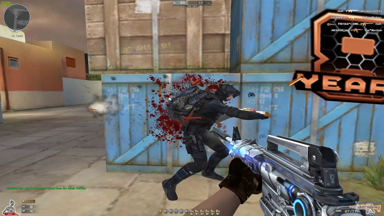 CF XIEXL:M4A1-S-Iron Beast FFA 143 Kills GamePlay