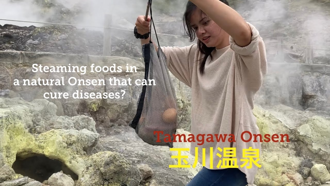 病気を治す天然温泉で食べ物を蒸す？• 玉川温泉 | Tamagawa Onsen | Japan