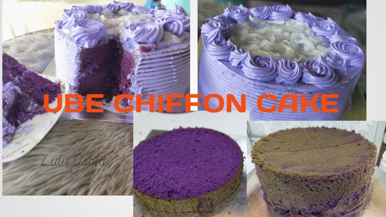 UBE  CAKE TUTORIAL | How to make Ube Chiffon Cake step by step | Lulu Gabito