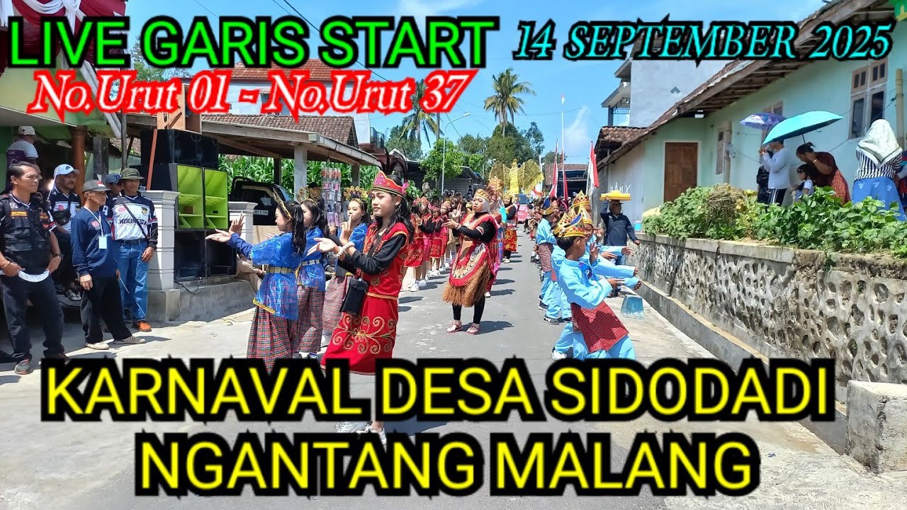 🔴LIVE GARIS START KARNAVAL SOUND DESA SIDODADI KEC.NGANTANG MALANG