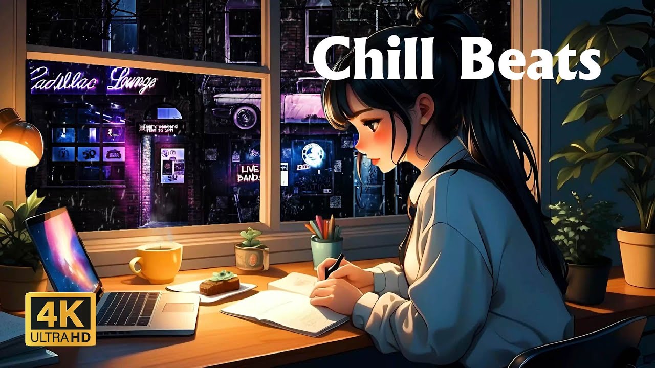 Quiet Rainy Night 🌧️ Chill Beats for Study & Sleep 🌙 Stress Relief [ Chill Music ]