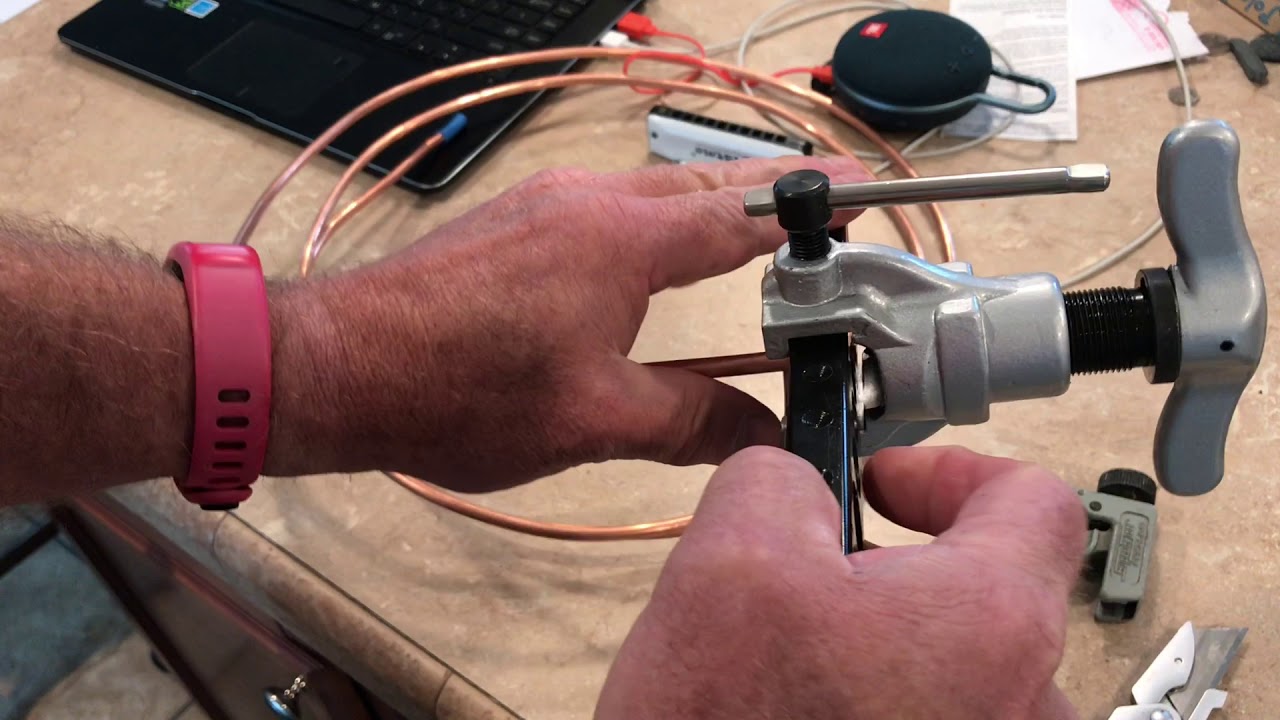 How To Use a Flaring on Tool Copper Tube.